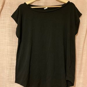 Gap drapey maternity t-shirt (black/large)